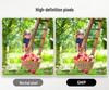Solar-Powered Triple-Lens 4G Outdoor Surveillance Phone with Three Screens