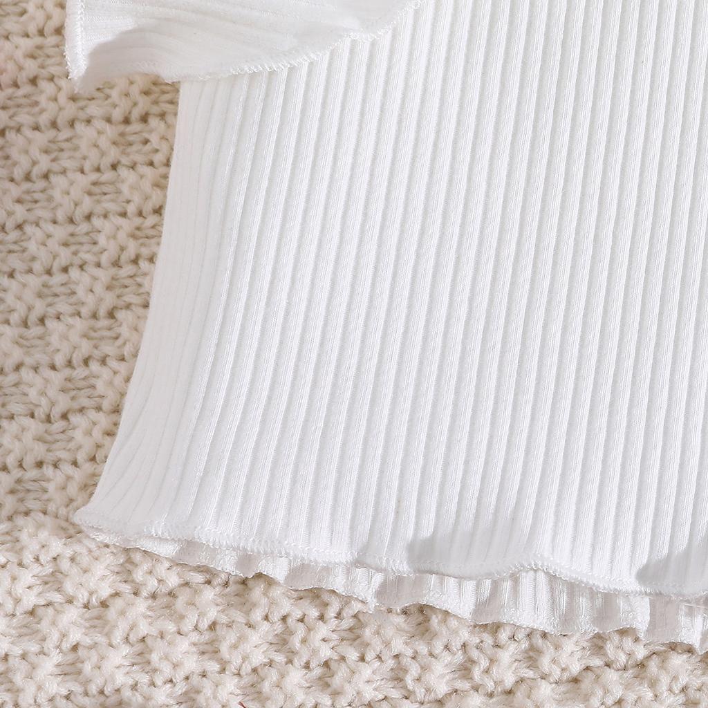 Girls' Fashion Set Summer Children's Halter Lace Sleeveless Short Top Floral Shorts Set