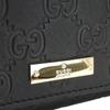 Gebrauchte GUCCI Geldbörse 244946 Guccisima Sima Leder schwarz schwarz Alltagsgebrauch