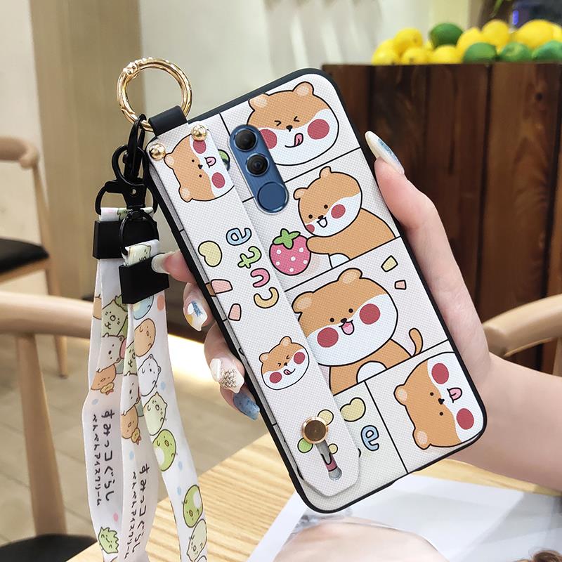 Protective Ring Phone Case For Huawei Mate 20 Lite Dirt-resistant Phone Holder Fashion Design Soft case Back Cover Cute