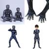 Premium Quality Black Panther Superhero Cosplay Jumpsuit For Adults And Kids
