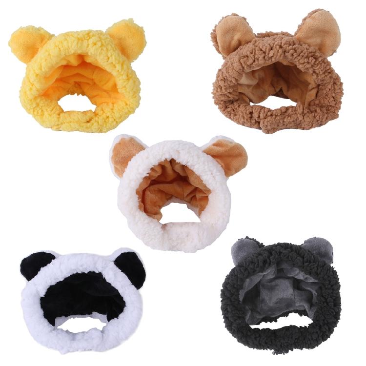 Pet Cap Bear with Ears Hat Cute Costume Party Accessories Cats and Dog