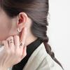 Minimalist Geometric Circle Earrings For Women Niche Design Simple Hoops Versatile Student Jewelry Elegant Daily Wear