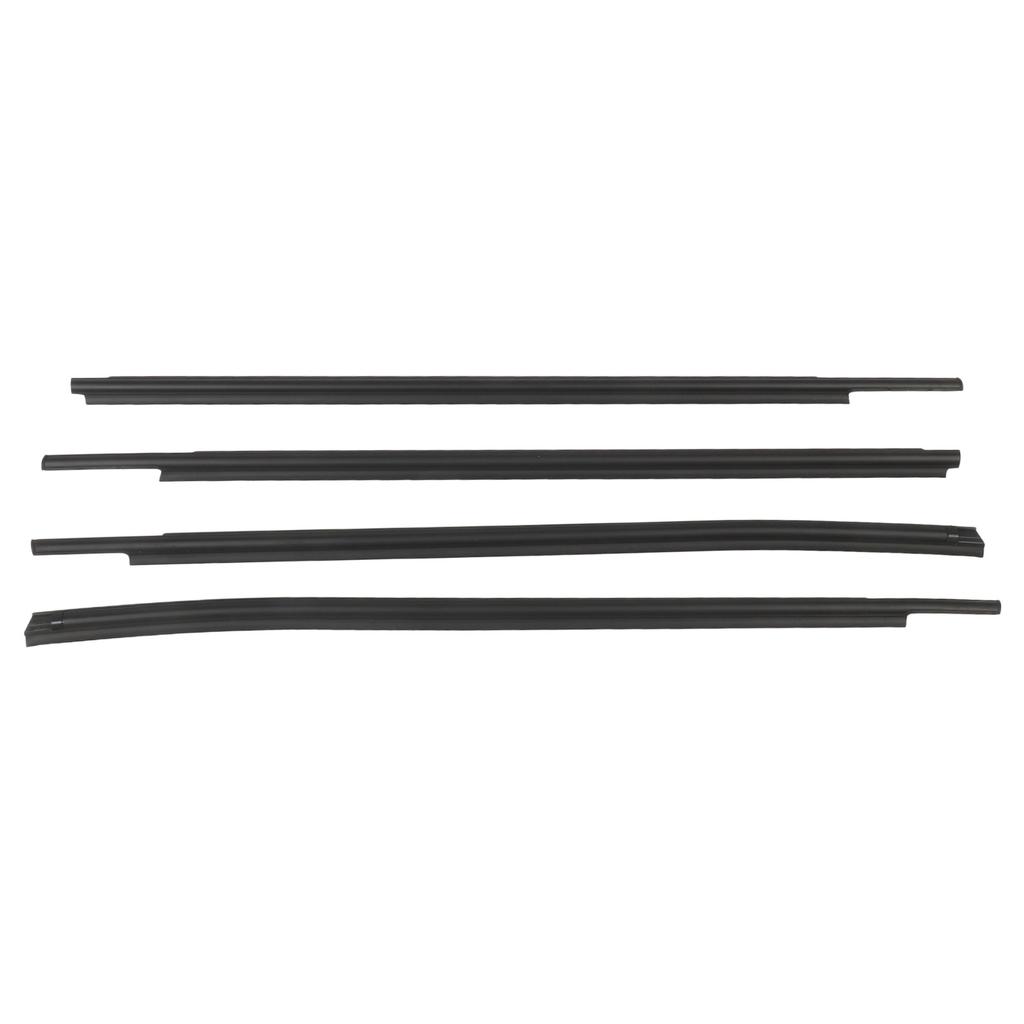 4Pcs Door Belt Molding Weatherstrip 68160?0C020 Weatherstrip Molding Trim Replacement for Toyota