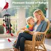 Cardinal Wind Chimes Outdoors Memorial Decoration Bird Windchime For Christmas Outside Garden Patio Yard Apartment Loss Of Mom