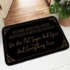 Welcome Door Mat Kitchen Rug Area Non-slip Graphic Wizards Muggle Tolerated Corridor Decor Floor Mat Bedroom Entrance Doormat