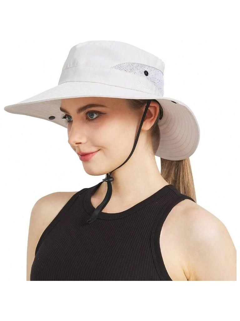 Bling De Sun Hats For Women Men 3" Wide Brim UPF 50+ Fishing Beach Bucket Hats