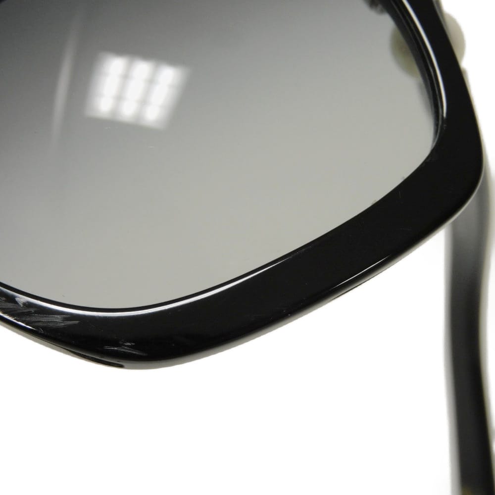 Used COCO Mark Pearl Square Shape Eyewear 5132HA c.501/3C 7968 Logo CC Mark Black Gradient 10097 Women's from Japan