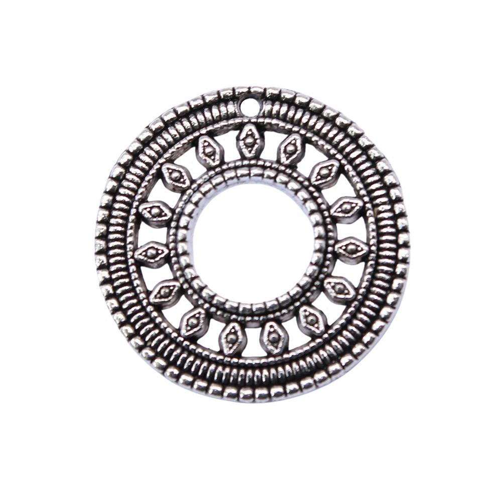 Flowers Of Life Charms Vintage Alloy Pendants For Nature Inspired Jewelry Making
