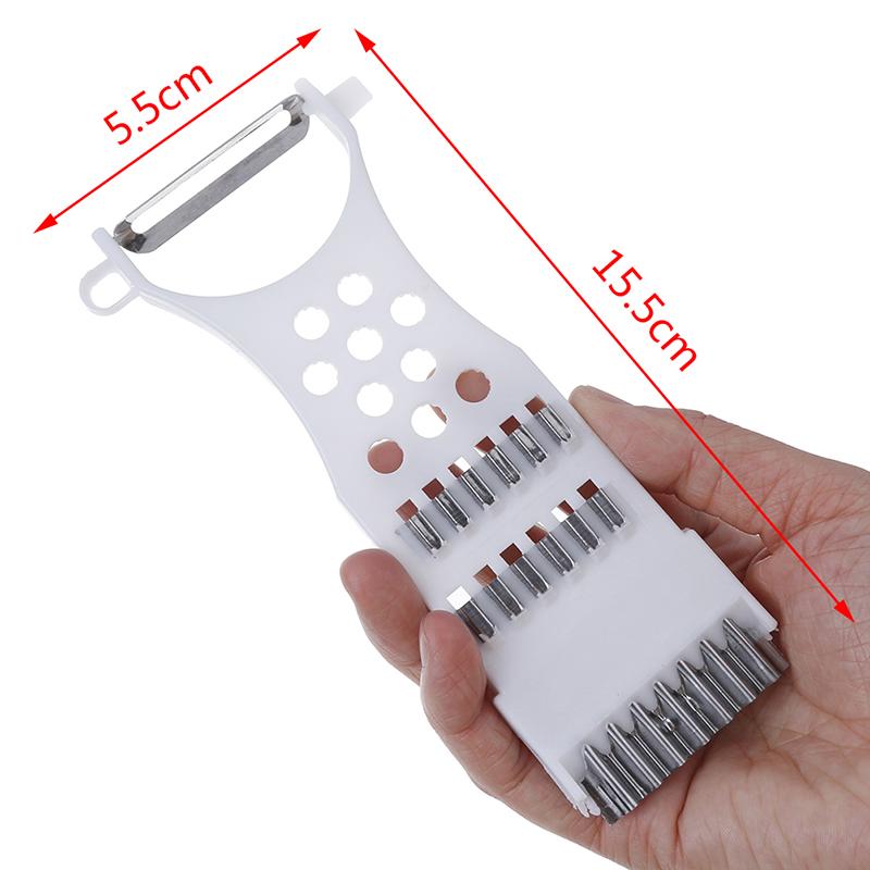 1*Kitchen Gadgets Carrot Vegetable Fruit Peeler Parer Julienne Cutter Slicer