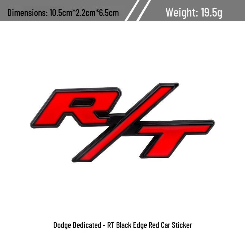 Dodge CHALLENGER Journey SRT Grille and Rear Emblem Metal Decorative Sticker