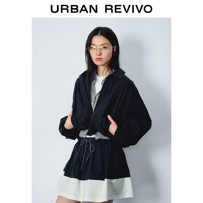 

UR Women s Spring 2025 Loose Fit Lapel Zipper Jacket