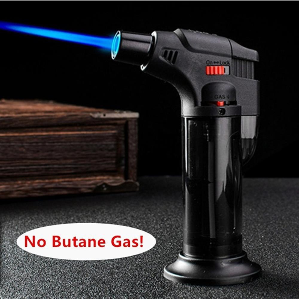 Windproof Torch Lighter for Candle Fireplace Camping BBQ Kitchen (No Fuel)