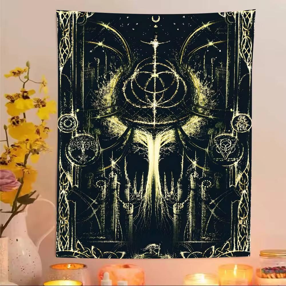 Classic Soulslike Action DDark Cool Souls Series Game Tapestry Wall Hanging Art Decoration Aesthetic Background Tapestry