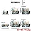2D flat printing 2pcs Window Curtains Cute Cat Sleeping Peaceful Clouds Digital Printed Polyester Drapes Birthday Party Use for