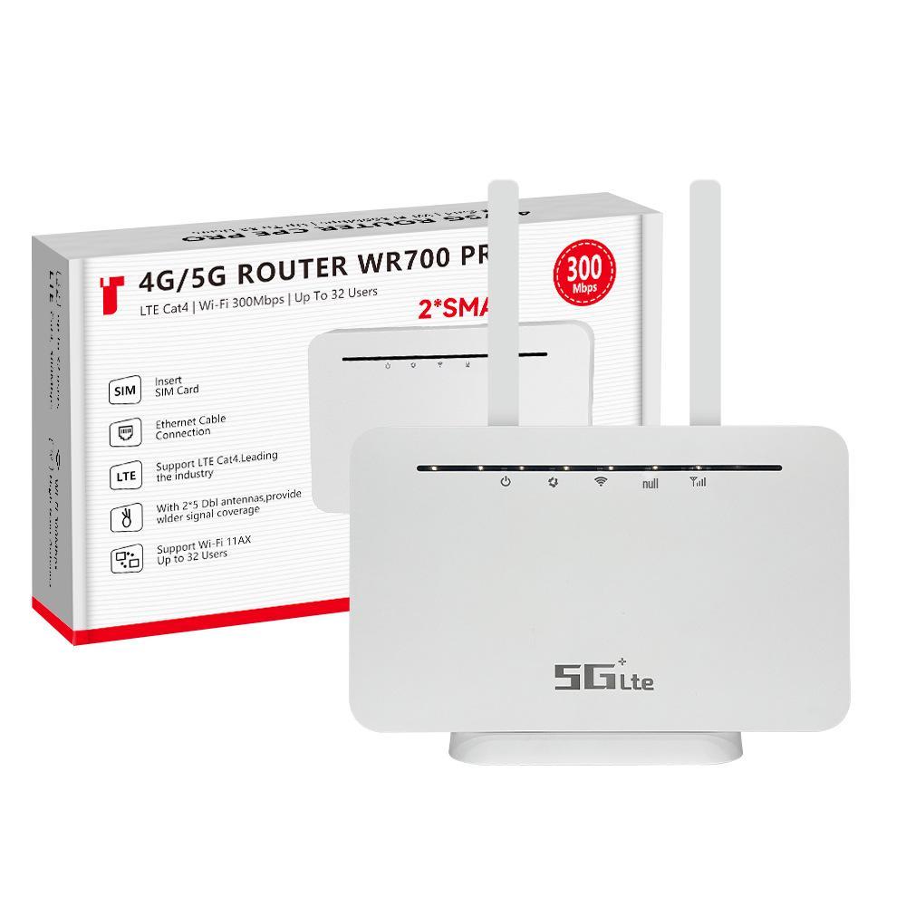 4G Wireless CPE Router with Detachable Antenna and Mobile Hotspot Capability
