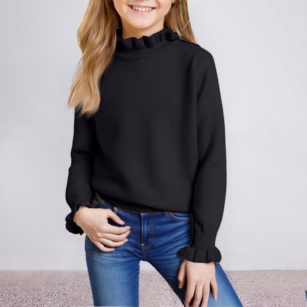 Children's Fashion Casual Cardigan Knitted Long Sleeve  Top