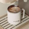 Double Wall Insulated Coffee Mug Scratch Resistant 304 Stainless Steel Coffee Cup with Handle for Office Workplace