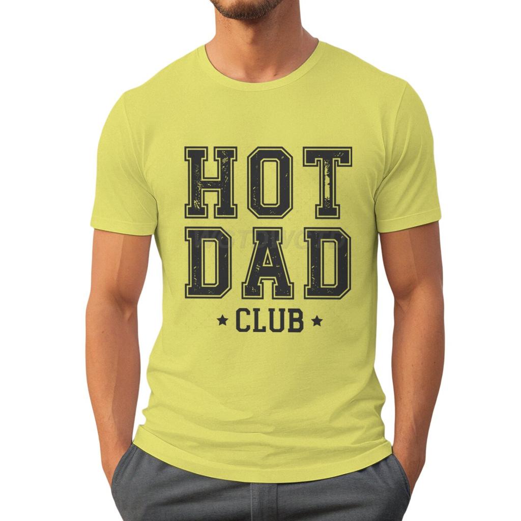 Футболки Hot Dad Club для мужчин Летние футболки с коротким рукавом День отца Классические топы Тай-дай Мужская одежда Круглый вырез Папа Повседневные топы