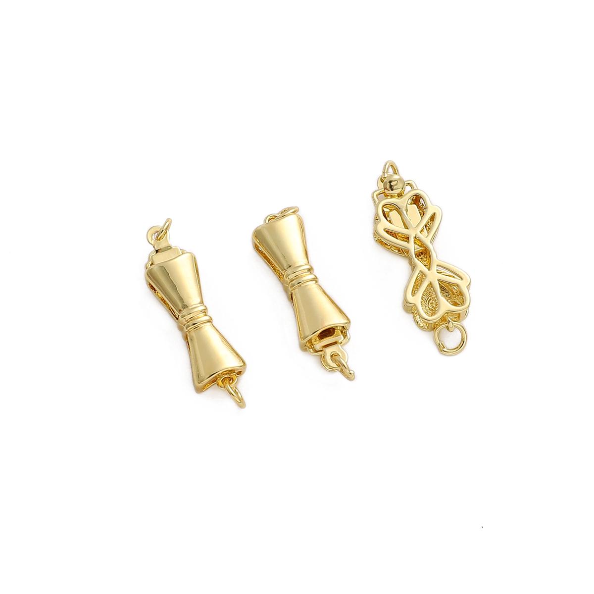 

Медный корпус, застежка-бабочка в форме сердца, разъем для браслета, ожерелья, фурнитура для изготовления ювелирных изделий своими руками 6x17mm золотой