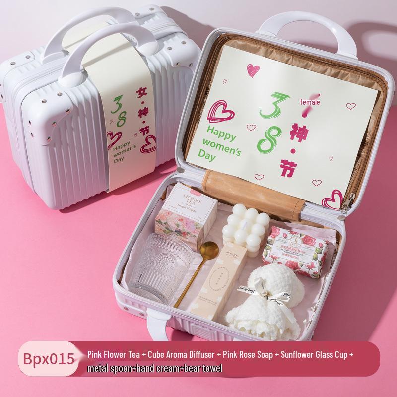 Luxury 38th Anniversary Souvenir Luggage Gift Set for Employee Appreciation