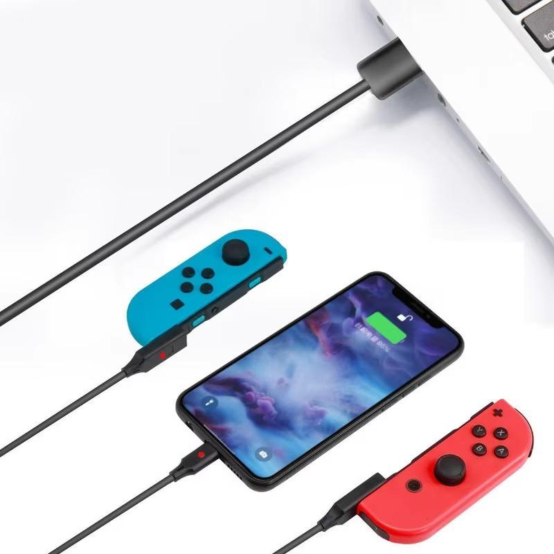 3 In 1 USB Charging Cable, Used for Nintendo Joy-con Console Controller, Gamepad Type-C Data Cable, Used for Switching Game Accessories