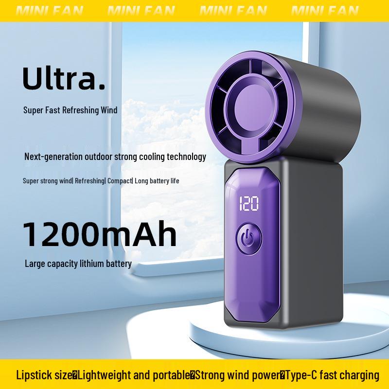 2026 Portable Mini USB Fan with Semiconductor Ice Pack Cooling - Best Seller USB Handheld Fan