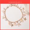 Bohemian Seashell Pearl Chain Beach Bag Strap With Alloy Decor For Summer Vacation