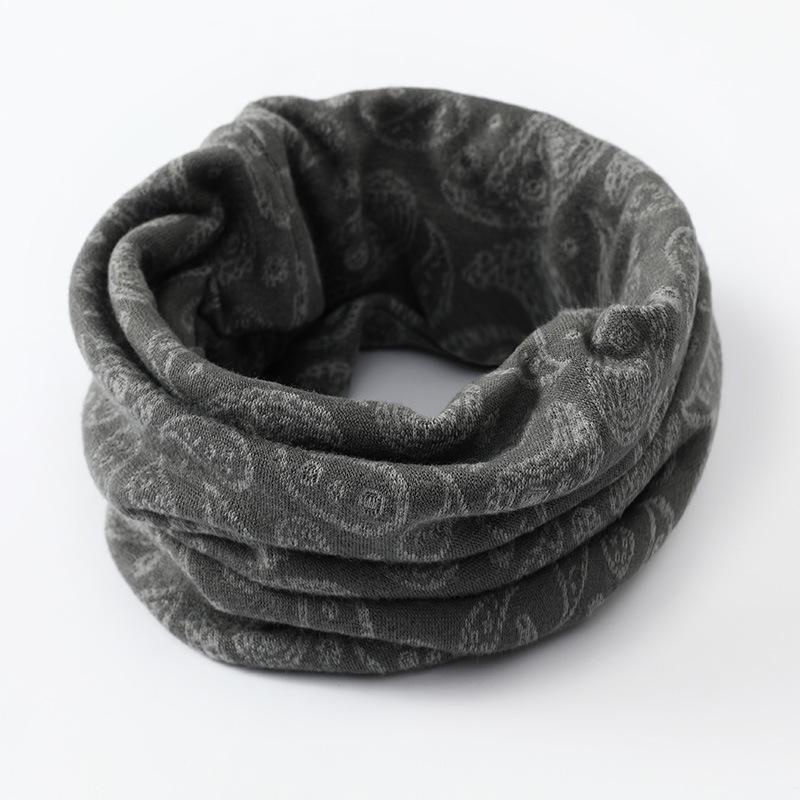 Unisex Winter Cotton Snood: Versatile Thick Neck Warmer & Cervical Protection Scarf
