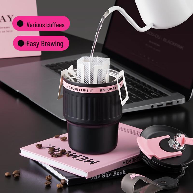 Vanow 316 Stainless Steel Insulated Coffee Tumbler with Straw