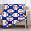 Baseball Theme Printed Blanket - Perfect for Couch, Bed, Travel & Outdoor Use | Machine Washable, Cozy & Durable.