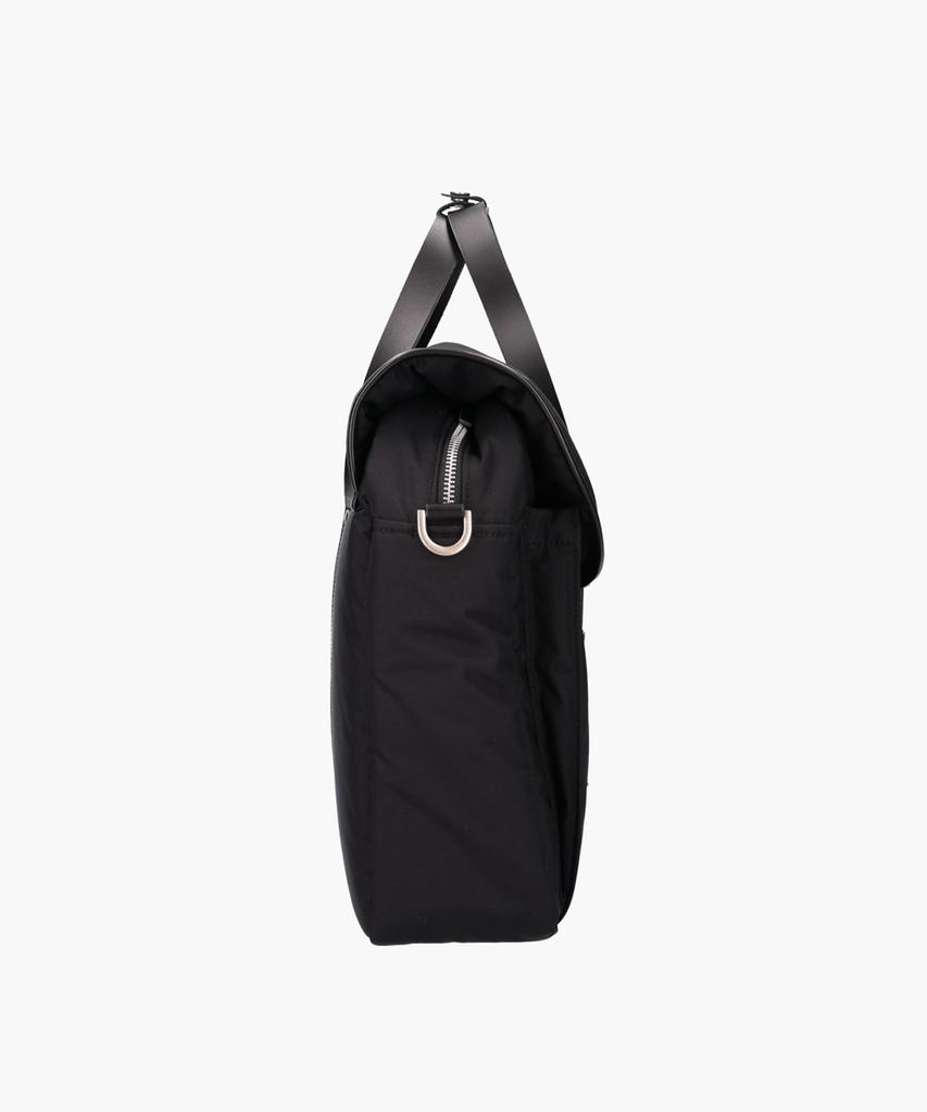 Thetung [Japanese Material_Ieum] Premium Leather Trim Business Tote Bag [Black]