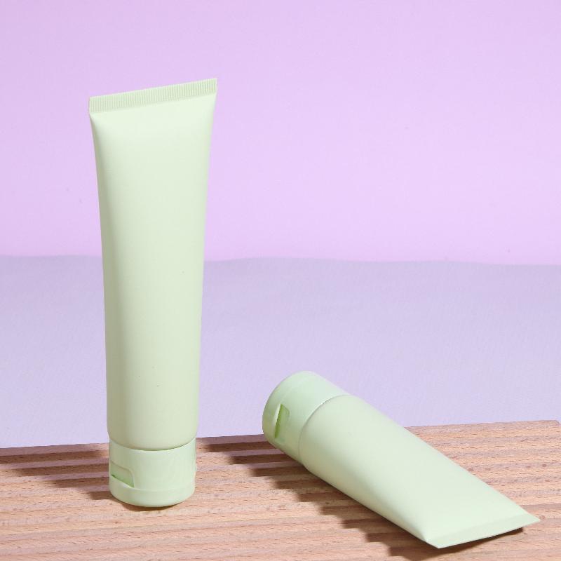 50ml 100ml Grüne Nachfüllbare Quetschflaschen Kosmetisch Leer 5 Stück für Lotion Creme Make-up Reiseaufbewahrung