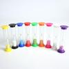 Hourglass Timer Set: Durable Creative Quicksand Toy for Kids with Toothbrush Accessories.