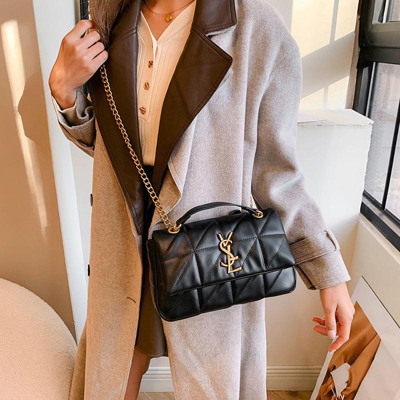 Elegant Women's Diamond Chain Shoulder Bag - 2025 Trendy Versatile Fashion
