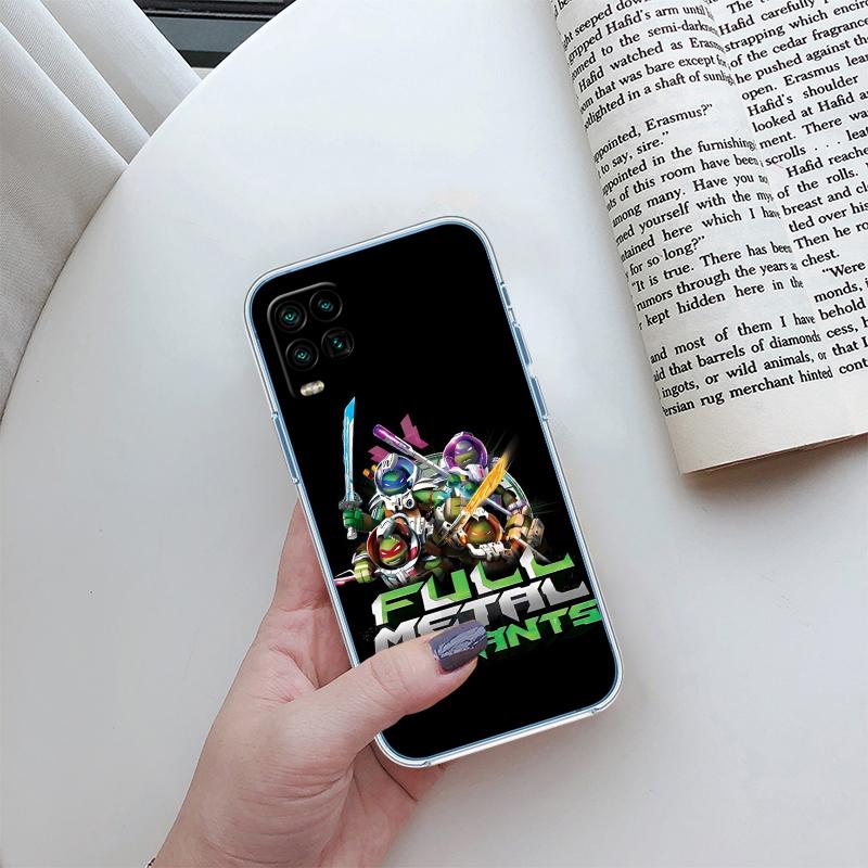 QE27 TMNT Transparent Phone Case for Motorola Moto G7 G8 G9 G84 G85 G73 G24 G15 Z2 Play Power Plus