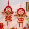 Flocking Spring Festival Fu Character Pendant  Home Living Room Decor