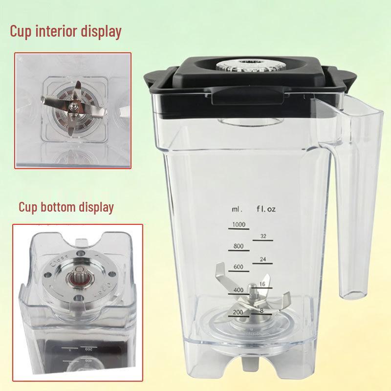 Commercial Soundproof Smoothie Maker and Ice Crusher Blender with Cover