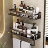 Wall-Mounted Bathroom Shelf & Shower Storage Rack - No Drill