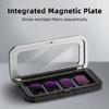 Multipurpose Camera Lens Filter Organizers Secure Magnetic Carrying Case for Pocket 3 Camera
