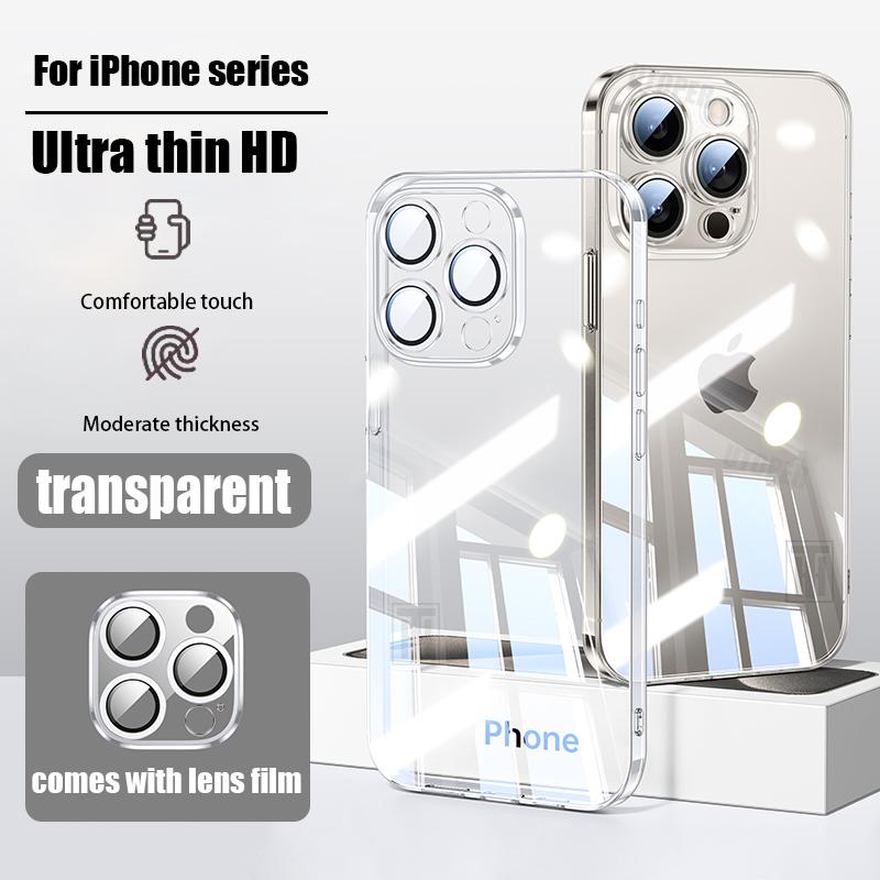 

Официальный 16 Series оригинальный цветной чехол для телефона iPhone 16 15 14 13 12 11 Pro Max 16 Plus прозрачный простой мягкий чехол TPU For IPhone 16