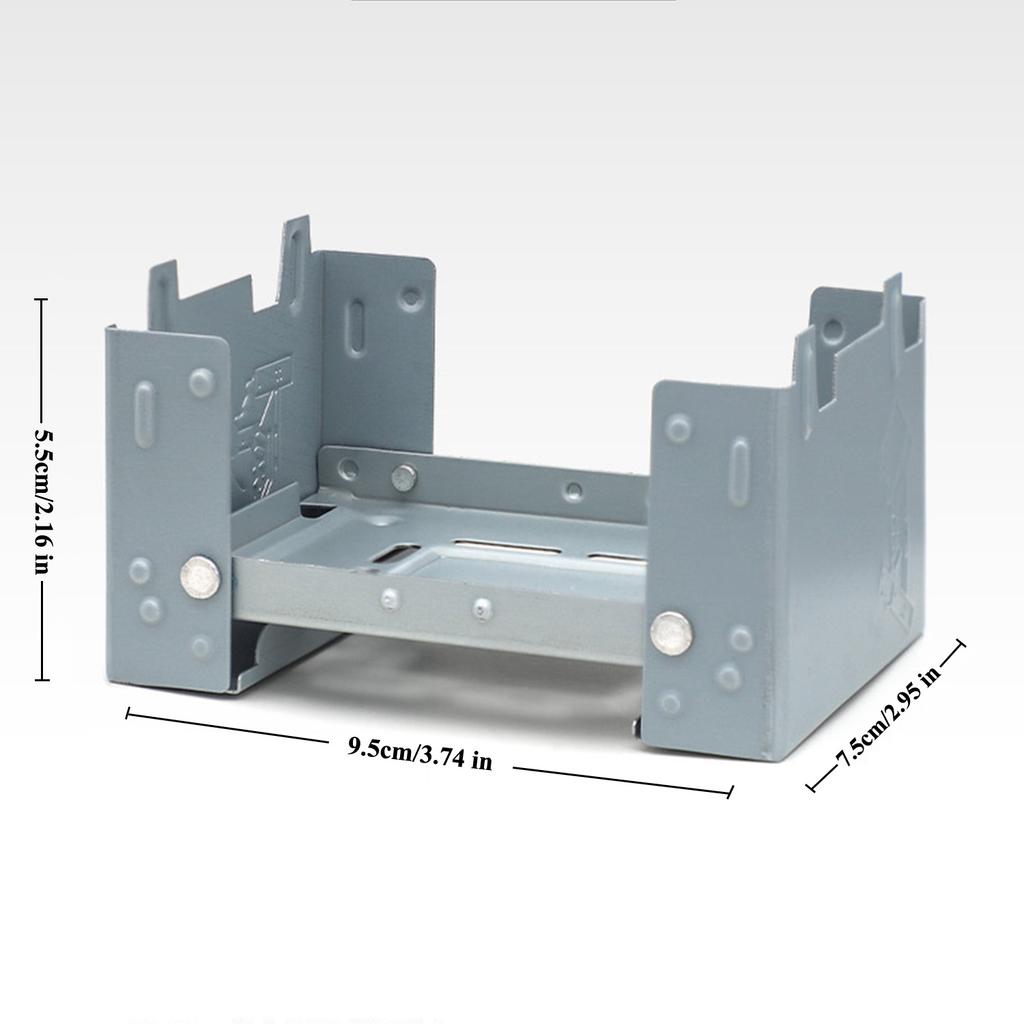 Portable Folding Camping Stove, Solid Alcohol Fuel Stove, Outdoor Travel Cooking Stove