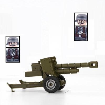 Military Weapons WW2 Germany Soldier Cannon  Accessories Equipment Army Soldiers Minifigures MOC Parts Building Bricks Gift Toys