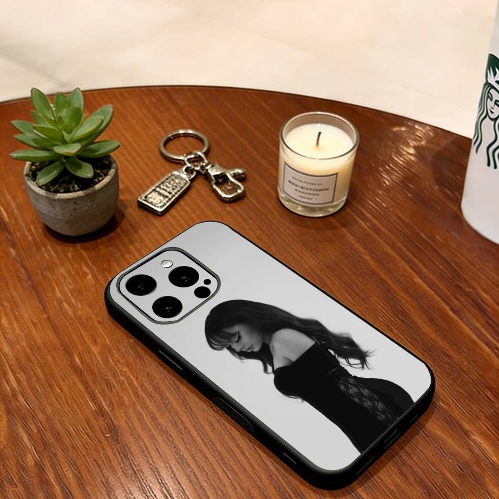 

Singer Ayliva Phone Case For iPhone 17, 16,15,14,13,12,11 Plus,Pro Max, Others Soft Silicone Black Cover iPhone16ProMax