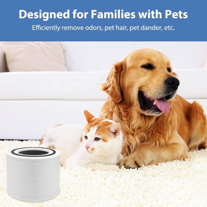 Grade True Filter for Core Pet Care Removal Filter Pack True Replacement Filter Lightweight for Core P350/P350-RF