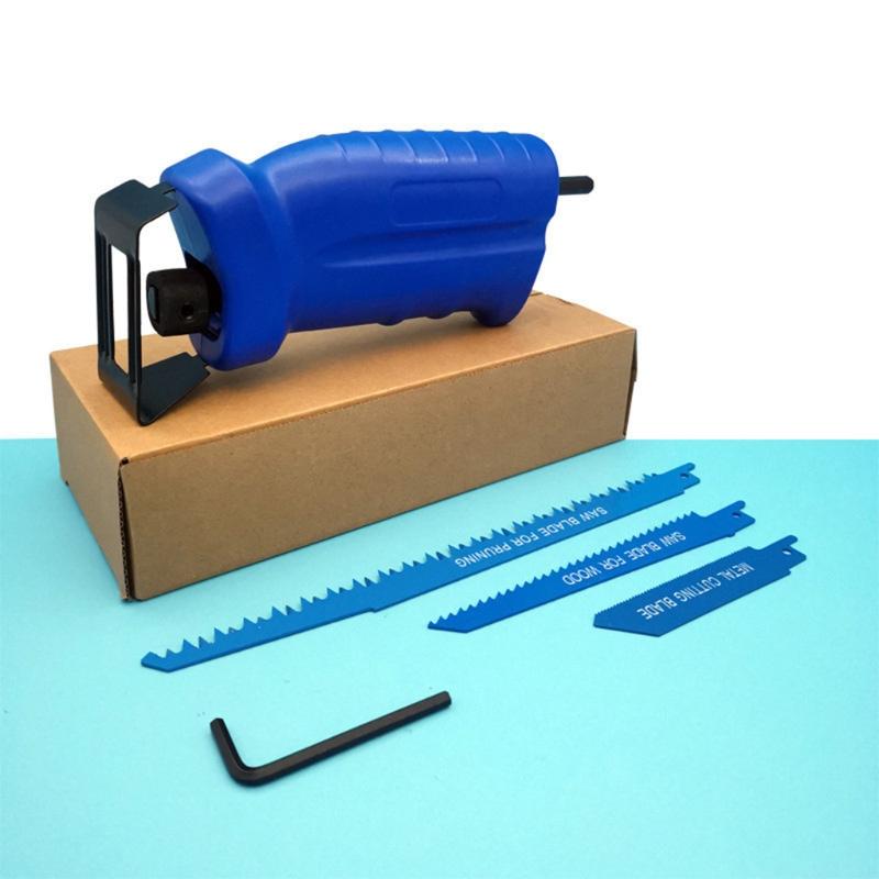 Electric Sabre Saw Reciprocating Saw for Household Repair Tools Blue Woodworking Cutting
