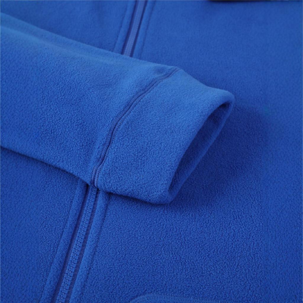 Men's Plus Size Fleece Hooded Zipper Sweatshirt with Velvet Lining
