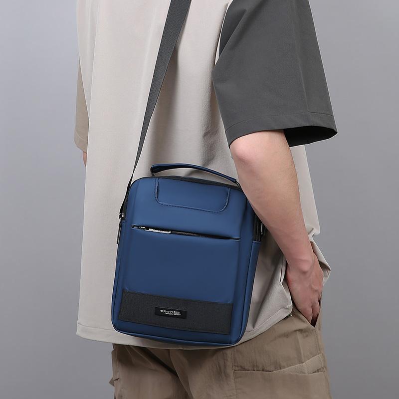 Commuter Men's Shoulder Bag Lightweight Handbag Vertical Commuter Crossbody Bag