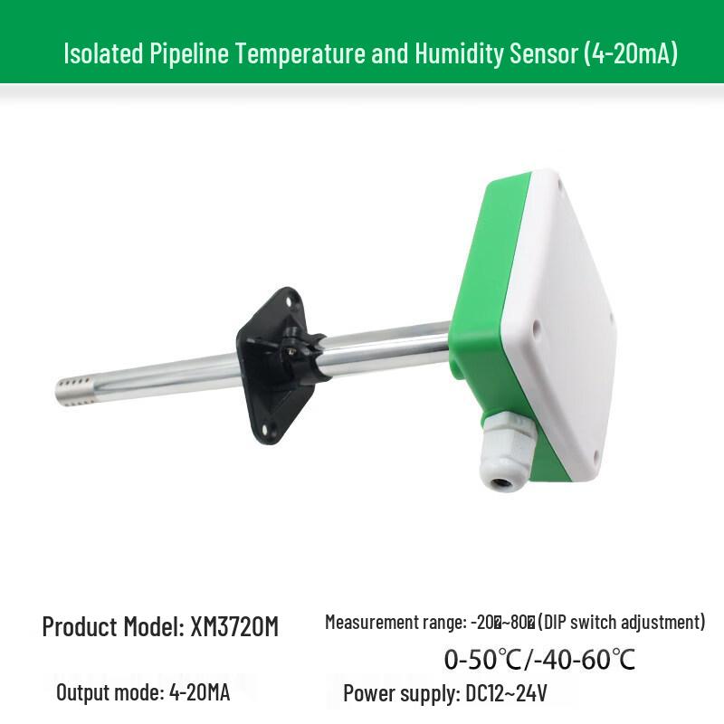 Aokewen 4-20mA Isolated Duct Temperature & Humidity Sensor