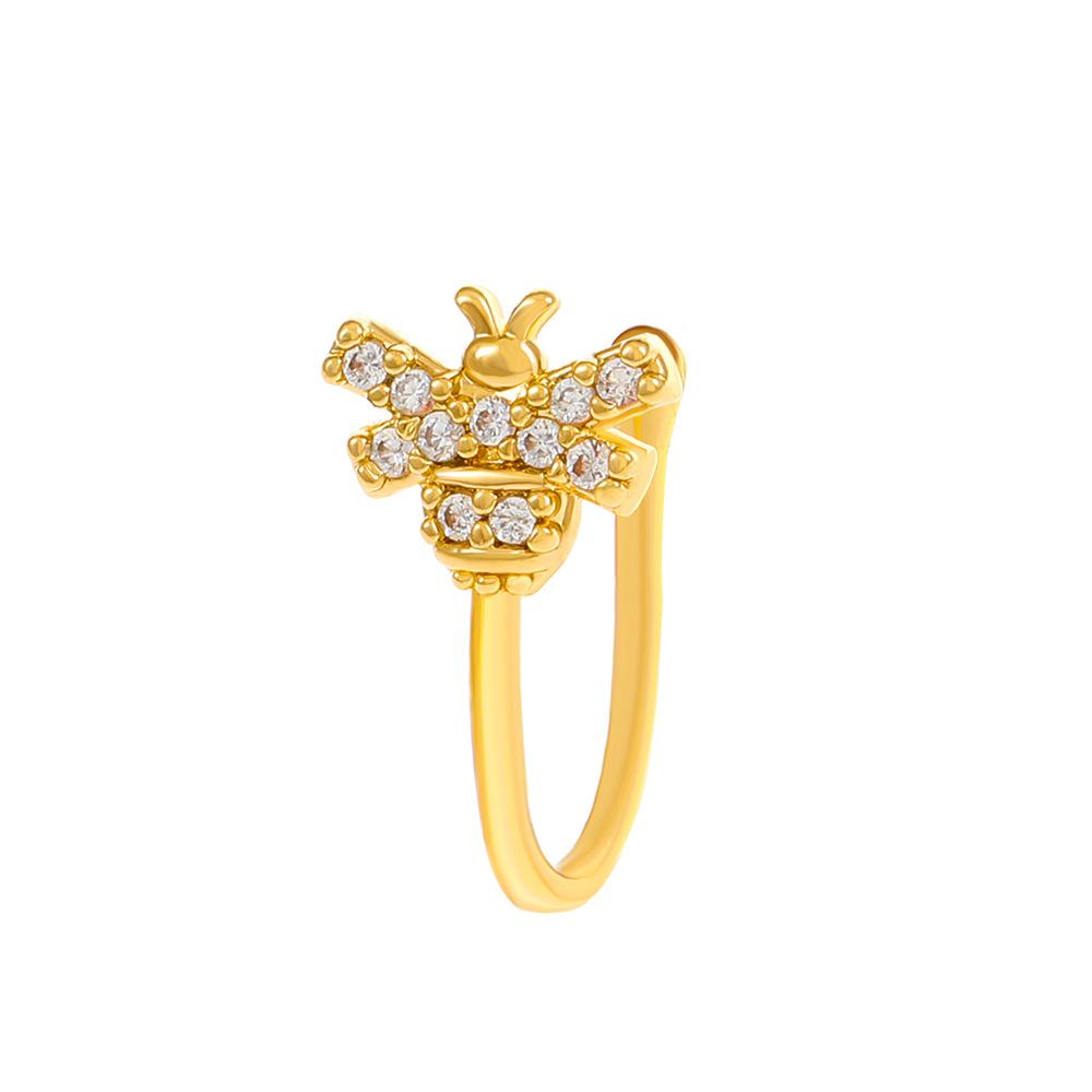 Non Perforated U-Shaped Nose Clip Copper Inlaid Zircon Star Shaped Heart Crown Nose Ring Nose Decoration Puncture Decoration